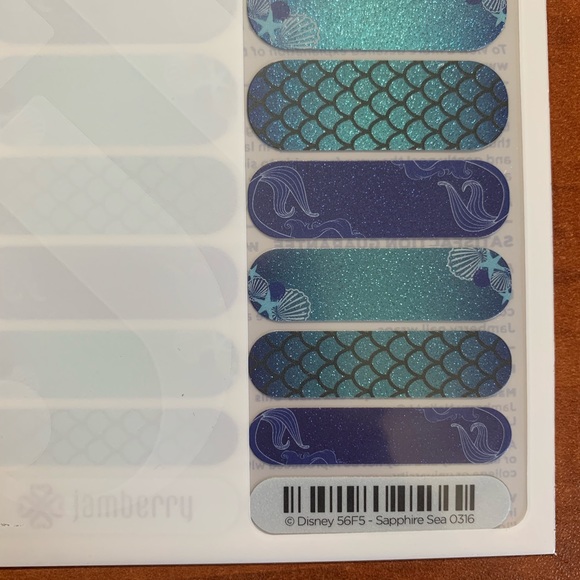 Jamberry Little Mermaid Set of 4 Full Sheets! - Picture 5 of 5